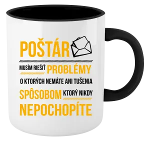 Hrnček  Musím riešiť problémy - poštár