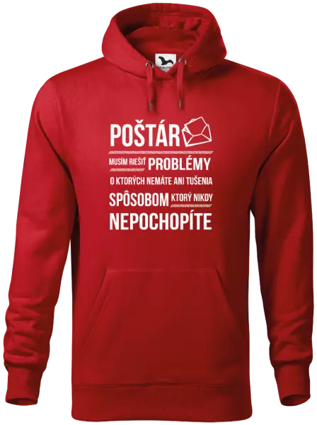 Pánska mikina Musím riešiť problémy - poštár