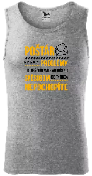 Pánske tielko Musím riešiť problémy - poštár