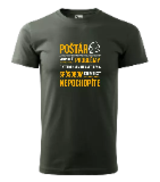 Pánske tričko Musím riešiť problémy - poštár