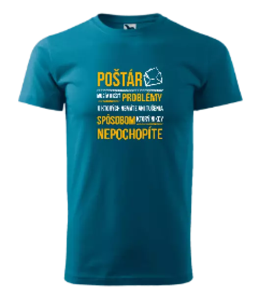 Pánske tričko Musím riešiť problémy - poštár