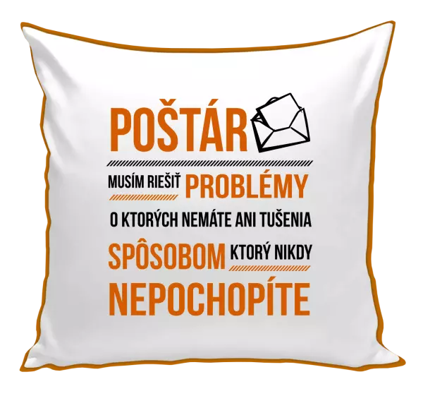 Vankúš Musím riešiť problémy - poštár