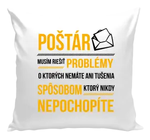 Vankúš Musím riešiť problémy - poštár
