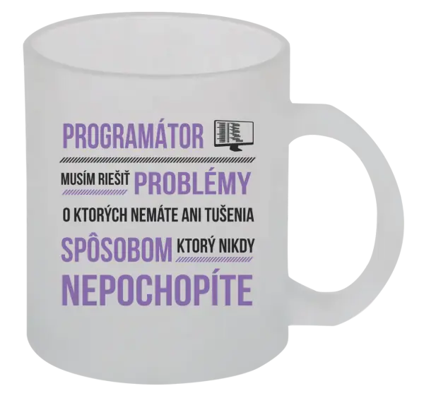 Hrnček Musím riešiť problémy - programátor