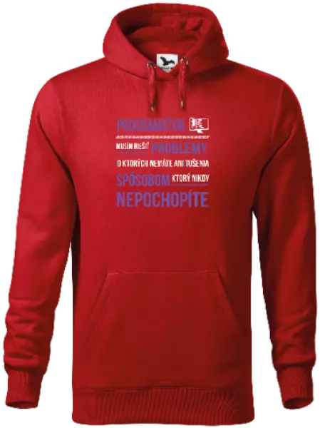 Pánska mikina Musím riešiť problémy - programátor