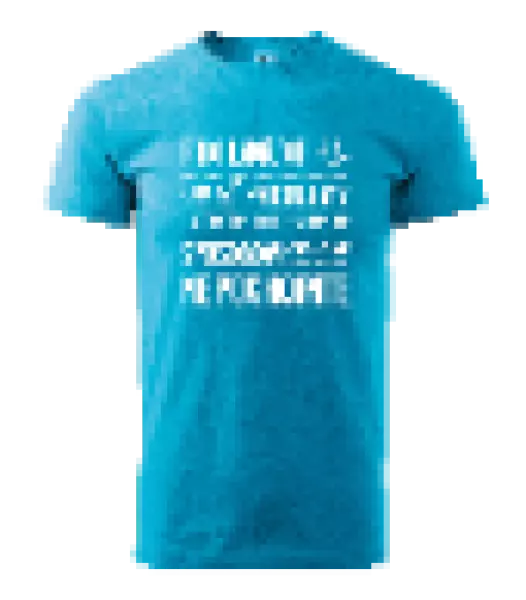 Pánske tričko Musím riešiť problémy - programátor