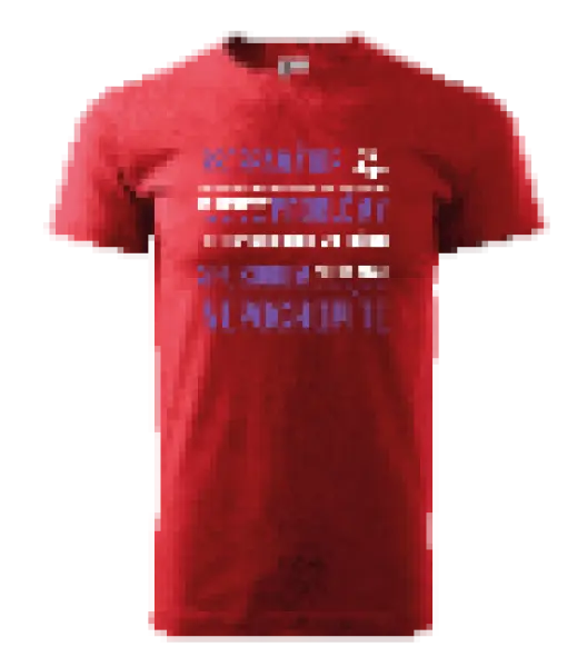 Pánske tričko Musím riešiť problémy - programátor