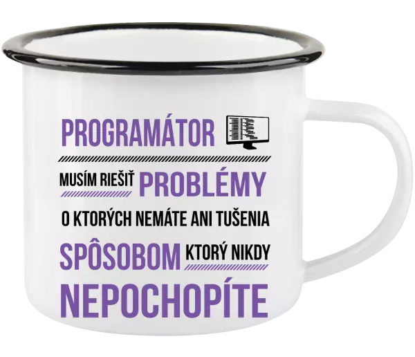Plecháčik Musím riešiť problémy - programátor