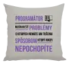 Vankúš Musím riešiť problémy - programátor