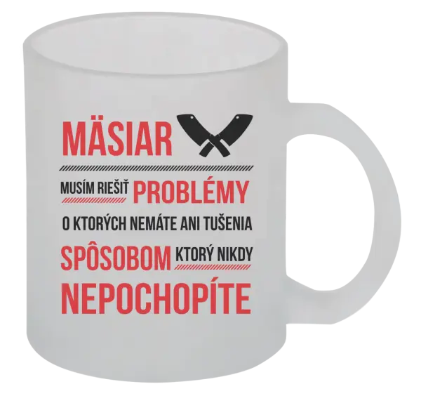 Hrnček Musím riešiť problémy - mäsiar