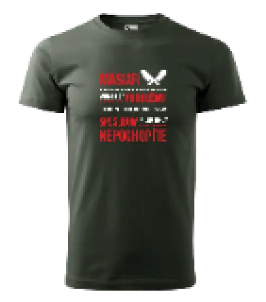 Pánske tričko Musím riešiť problémy - mäsiar