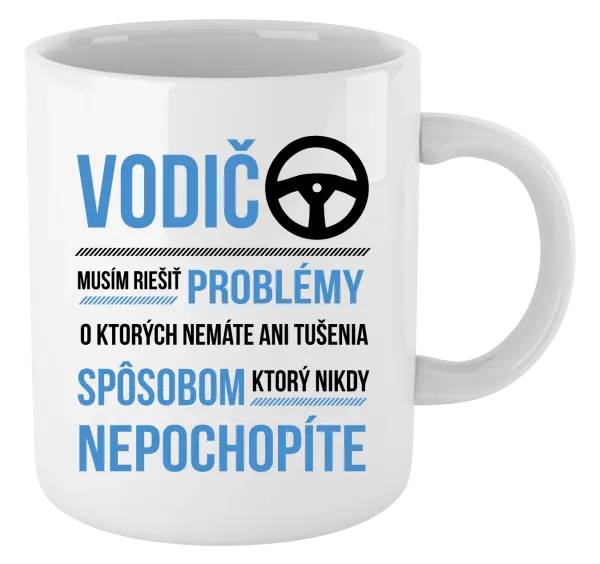 Hrnček Musím riešiť problémy - vodič