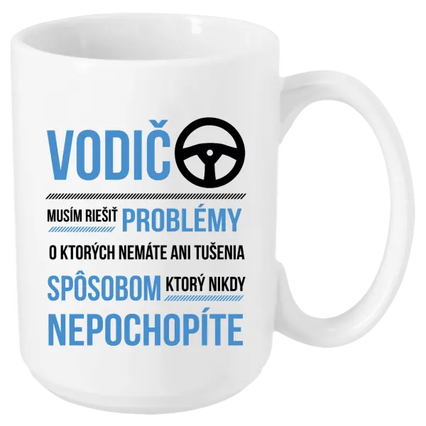 Hrnček Musím riešiť problémy - vodič