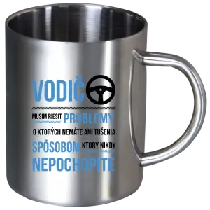 Nerezový hrnček Musím riešiť problémy - vodič