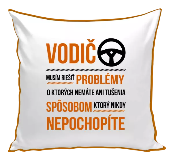 Vankúš Musím riešiť problémy - vodič