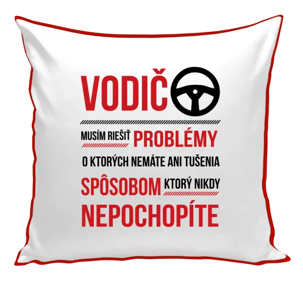 Vankúš Musím riešiť problémy - vodič