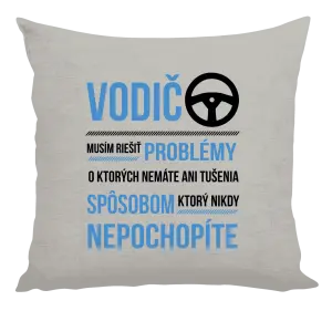 Vankúš Musím riešiť problémy - vodič