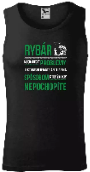 Pánske tielko Musím riešiť problémy - rybár