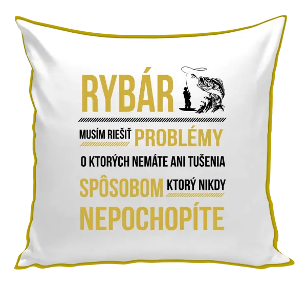 Vankúš Musím riešiť problémy - rybár