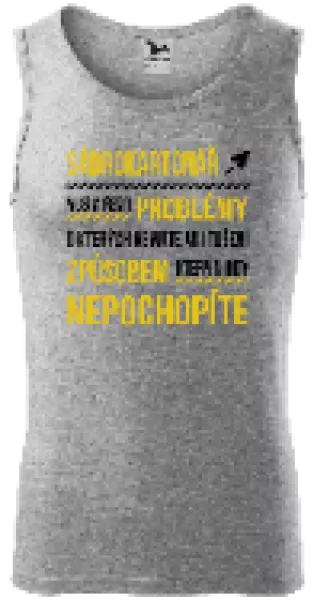 Pánske tielko Musím riešiť problémy - sádrokartonár