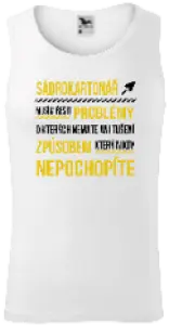 Pánske tielko Musím riešiť problémy - sádrokartonár