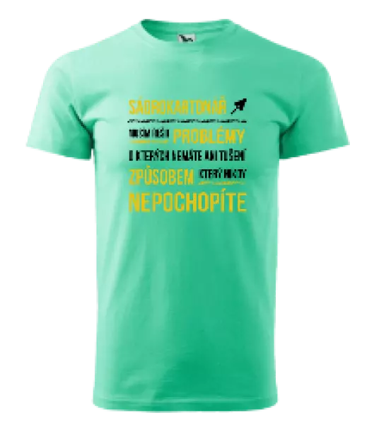 Pánske tričko Musím riešiť problémy - sádrokartonár