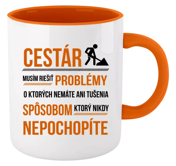 Hrnček  Musím riešiť problémy - cestár