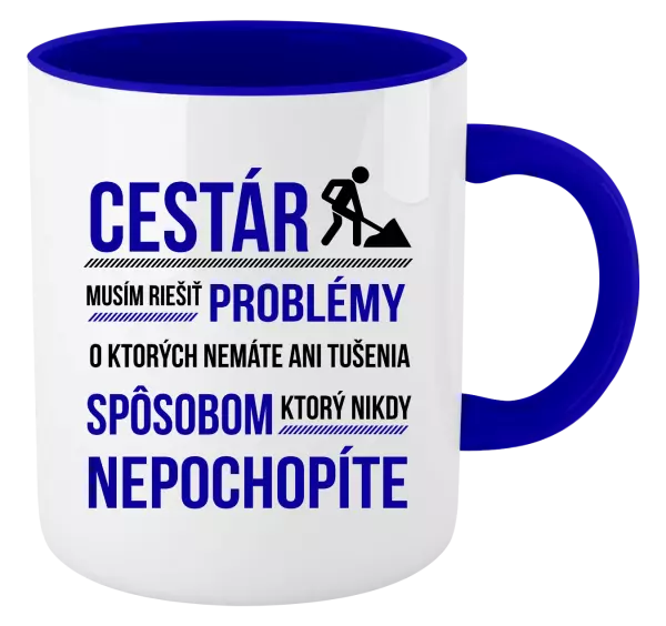 Hrnček  Musím riešiť problémy - cestár