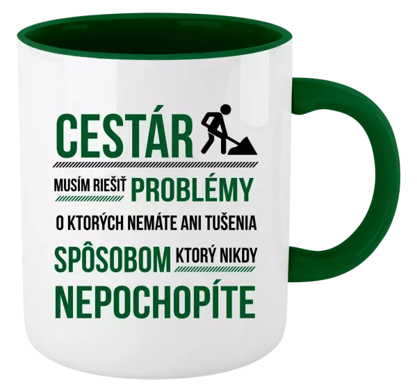 Hrnček  Musím riešiť problémy - cestár