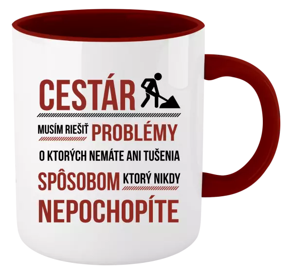 Hrnček  Musím riešiť problémy - cestár