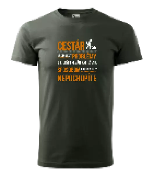 Pánske tričko Musím riešiť problémy - cestár