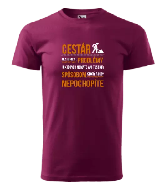 Pánske tričko Musím riešiť problémy - cestár