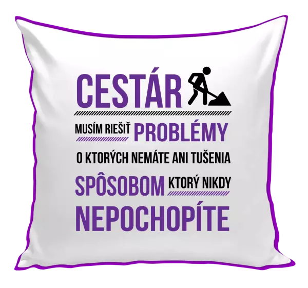 Vankúš Musím riešiť problémy - cestár