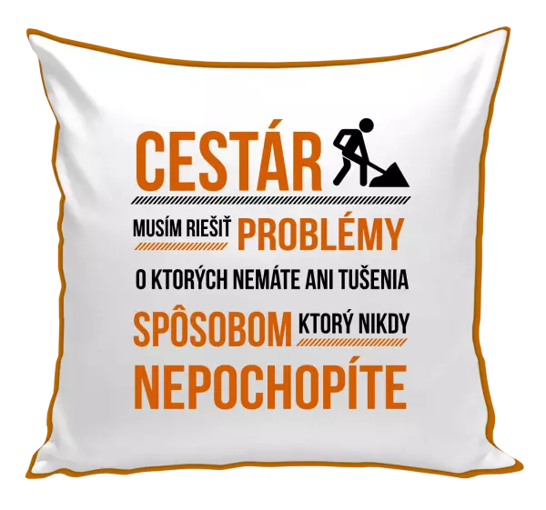 Vankúš Musím riešiť problémy - cestár