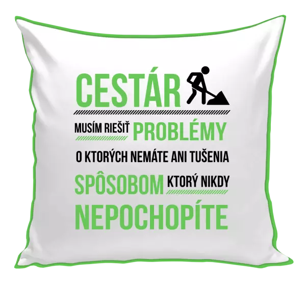 Vankúš Musím riešiť problémy - cestár