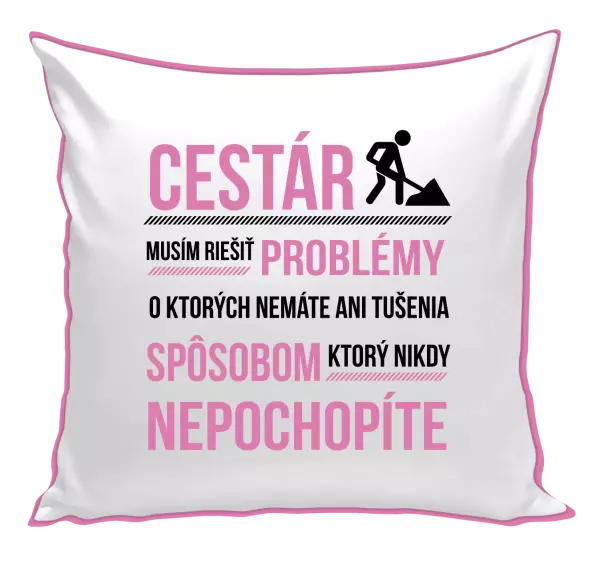 Vankúš Musím riešiť problémy - cestár