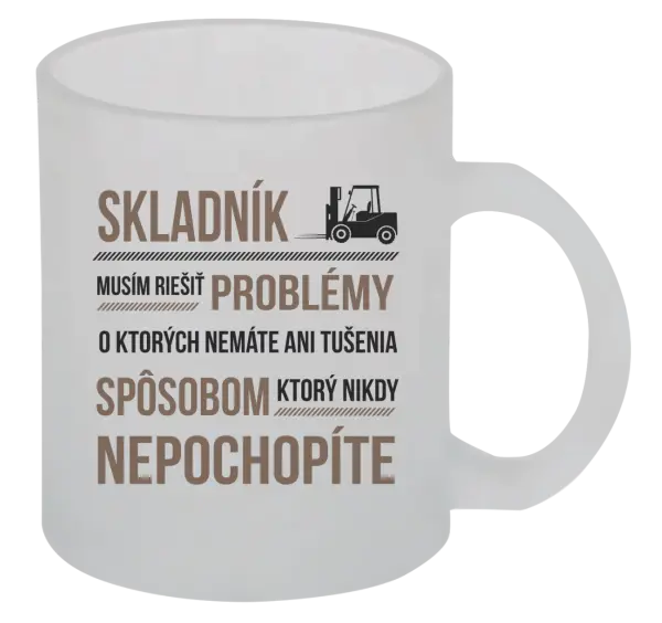 Hrnček Musím riešiť problémy - skladník