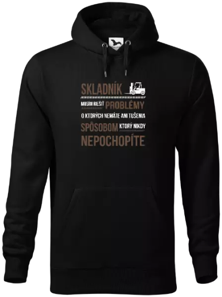 Pánska mikina Musím riešiť problémy - skladník