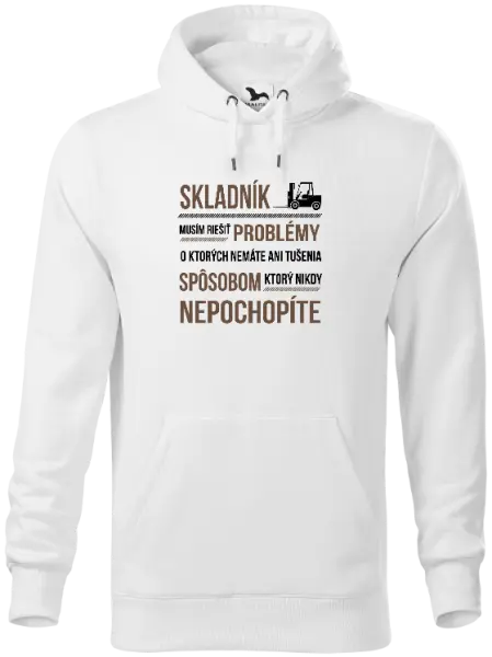 Pánska mikina Musím riešiť problémy - skladník