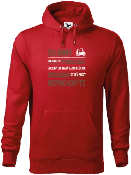 Pánska mikina Musím riešiť problémy - skladník