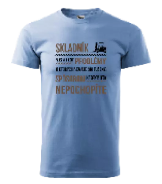 Pánske tričko Musím riešiť problémy - skladník