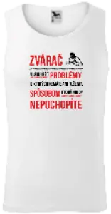 Pánske tielko Musím riešiť problémy - zvárač