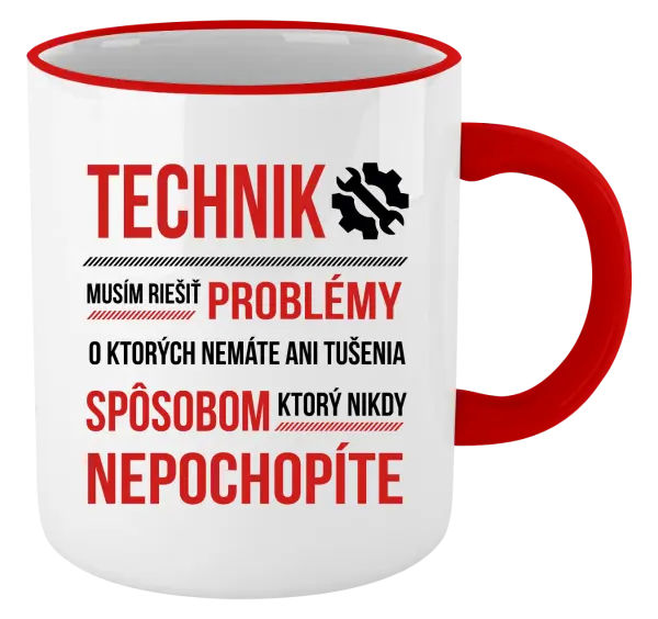 Hrnček Musím riešiť problémy - technik