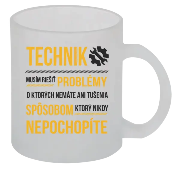 Hrnček Musím riešiť problémy - technik