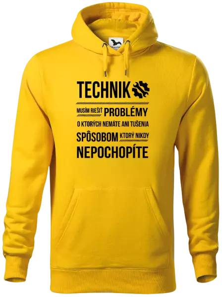 Pánska mikina Musím riešiť problémy - technik