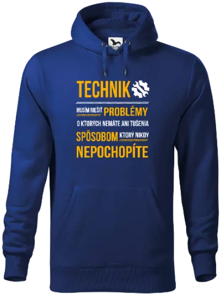 Pánska mikina Musím riešiť problémy - technik