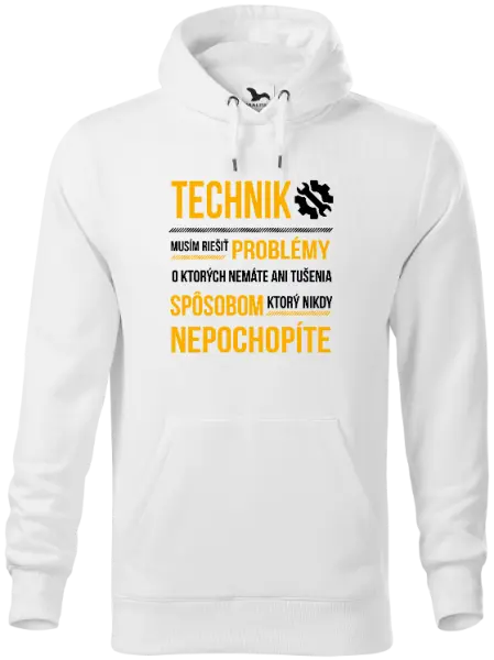 Pánska mikina Musím riešiť problémy - technik