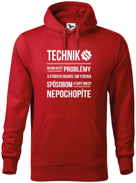 Pánska mikina Musím riešiť problémy - technik