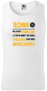 Pánske tielko Musím riešiť problémy - technik