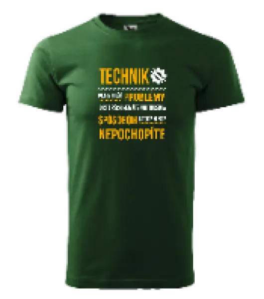 Pánske tričko Musím riešiť problémy - technik